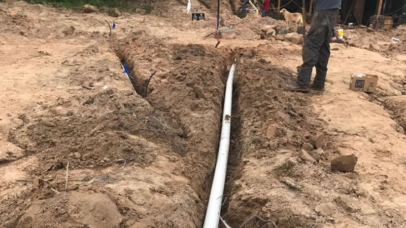 Drainage and Irrigation Installation By Perfection Outdoor Solutions In Tulsa Oklahoma.