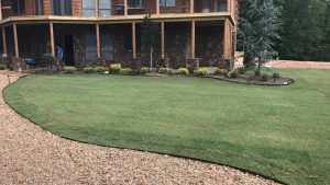 Photo Of Front Yard After New Sod Installation