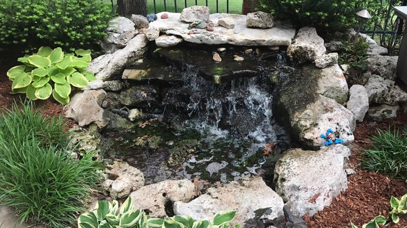 Water Feature Built By Perfection Outdoor Solutions