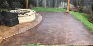 Paver patio install