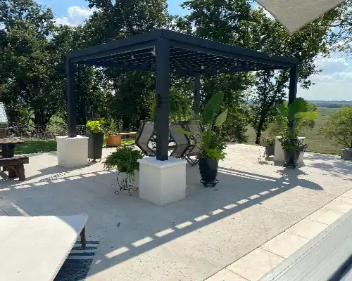 Backyard Pergola Installation