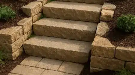 Small Outdoor Steps and Stairs